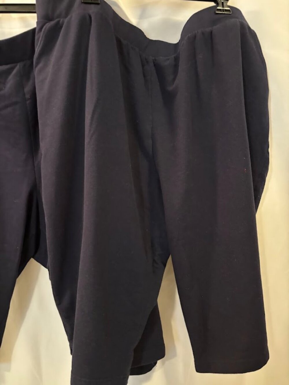 Croft & Barrow Navy Color Pull-On 2 Pants - 4X - Picture 4 of 13
